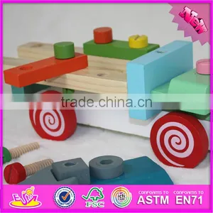 2016 Best Design Educational Children Wooden Toy Screws for Sale W03C026 thumbnail-2