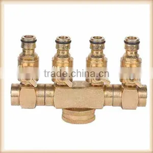 Brass Garden Water Hose Splitter thumbnail-1