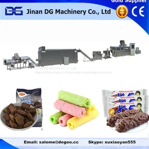 Automatic Chocolate Filled Snack Food Extrusion Machinery Processing Equipment thumbnail-1
