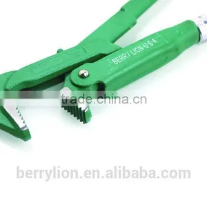 Berrylion High Carbon Steel Eagle Mouth Pipe Wrench 3/4" 1" 1.5" 2" Pipe Wrench thumbnail-4