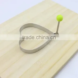 Hot Selling Novelty Cook Fried Egg Pancake Stainless Steel Heart Shaper Mould Mold Kitchen Tool Rings thumbnail-3