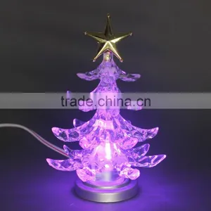 Cheap Hot USB Mini Christmas Trees LED for Gift thumbnail-4