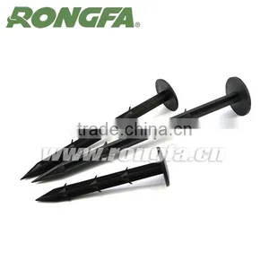 4"long Black Landcaper Plastic Nails thumbnail-5
