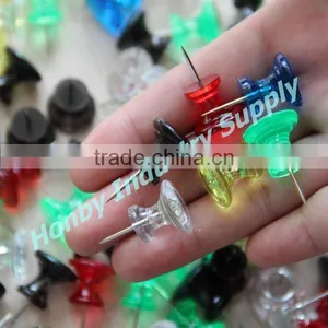 Decorative 26mm Transparent Large Giant Plastic Push Pins thumbnail-4