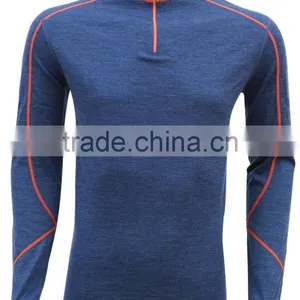 Merino Wool Long Sleeve Zip Top Underwear thumbnail-1