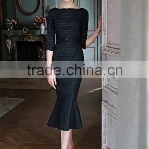 Fashion Design Ladies Elegent Fishtail Long Dress thumbnail-3