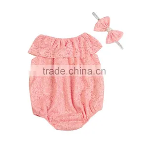 100% Cotton Baby Breathable Romper Body Suit Lovely Custom Design Baby Romper thumbnail-5