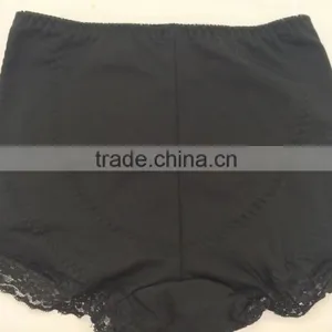 Fashion Style! 2015 New Arrival Black Color Briefs With Lace Comfortable Wearing Big Size Women Mommy Pants thumbnail-2