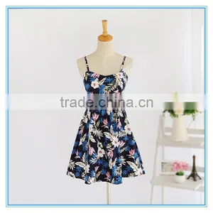 Korean Summer Dresses New Fashion Lady Dress Backless Dress Beach Patterns thumbnail-3