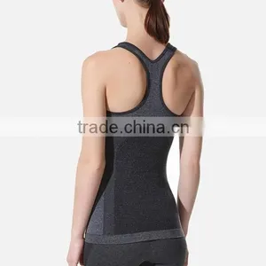Hot Sale Fashion Cotton/polyester Women Gym Dry Fit Tank Top thumbnail-2