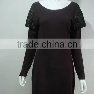 Ladies' Long Knit Casual Dress thumbnail-1