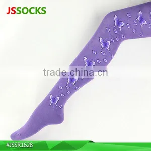 Purple Colored Sex Pantyhose Tights With Nice Pattern thumbnail-1
