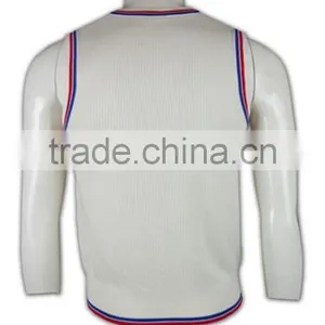 ISO9001/BSCI Manufature Slim Fit Unisex Embroidery Logo Cardigan Vest thumbnail-4