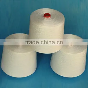 100% Pure Polyester Sewing Thread Raw White in Paper Cone thumbnail-1