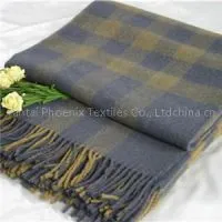 Wool Blankets Plaid thumbnail-1