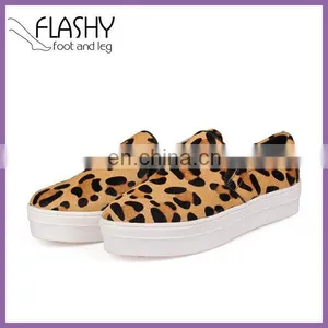 Wholesale Black Horse Hair Sneakers Mens Casual Shoes Sneakers thumbnail-2