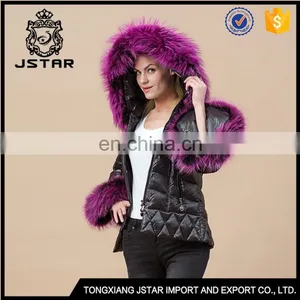 Professional Design Ultralight Jacket First Down Jackets With Raccoon Fur thumbnail-6