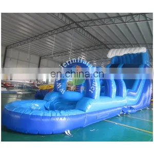 2017 Newest Inflatable Slide/long Slide Lane/ Inflatable Water Slide for Sale thumbnail-1
