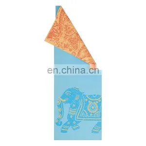 Travel Custom Print Eco Wholesale Yoga Disposable Floding Gymnastics Yoga Mats thumbnail-2