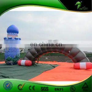 New Design Custom Wheel Arch Grey Inflatable Arch for Theme Park/Garden Decoration thumbnail-4