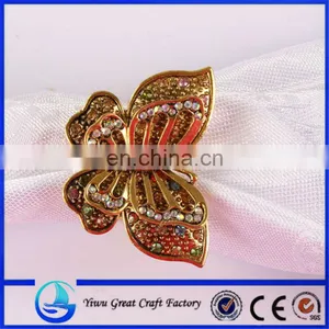 Alloy Drill Butterfly Brooch thumbnail-2