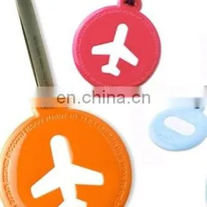 Wholesale Rubber Soft Pvc Metal Custom Plastic Silicone Leather Luggage Tag thumbnail-3
