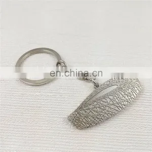 Customized 3D Bird Nest Metal Keychain thumbnail-3