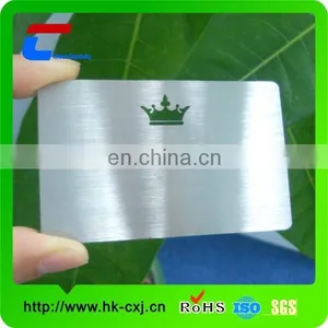 Die Cut Metal Business Card With Brush thumbnail-1