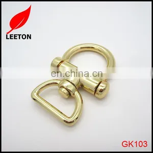 Good Quality Fashion 25mm Shiny Gold Bag Snap Hook thumbnail-3