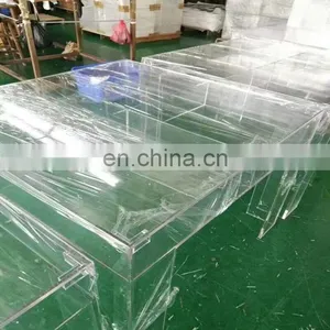 Modern Acrylic Table,acrylic Acrylic Dining Table and Chairs thumbnail-1