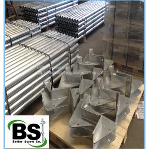 Quick Installed Helical Foundation Galvanized Piles thumbnail-3