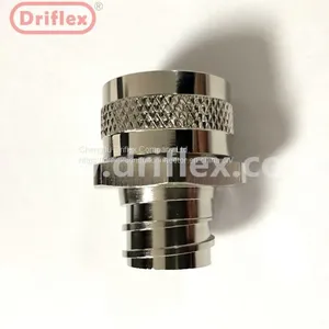 Driflex Swivel Cable Conduit Fitting Brass Silver Nickel Fitting thumbnail-1