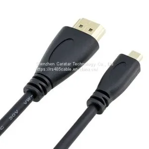 Micro HDMI to HDMI D-type HD Cable With 14+1 Pure Copper Core Line for PC/tablet/camera thumbnail-1