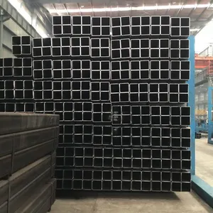 Building Material Mill Black Steel Square Tube Carbon Steel Square Pipe/Rectangular Hollow Section thumbnail-2