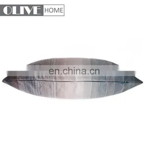 2018 Fashion Decorative Ombre Printed Stripe Sofa Waist Cushions Pillow thumbnail-2