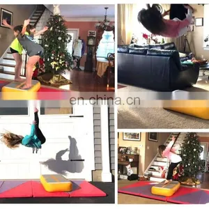 Factory Prices DWF Inflatable Gym Fitness Equipment Air Barrel Block Board Home Used Gymnastics Air Track Mats For Sale thumbnail-3