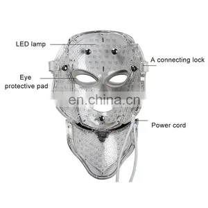 Multifunction Colorful Photon Facial Neck Skin Care Light Beauty Therapy 7 Colors LED Face Mask Neck Mask thumbnail-1