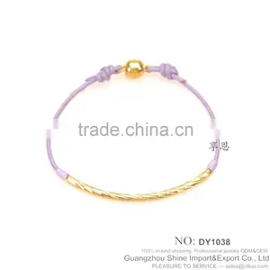 Leather String Bracelet Gold Plated Jewelry for Girls Jewelry thumbnail-5