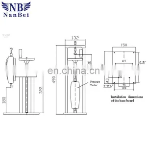 Manual Type Screw Vertical Horizontal Dual Push Pull Test Stand thumbnail-2