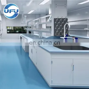 Lab Furniture Experiment Island Bench Steel Lab Work Table thumbnail-2