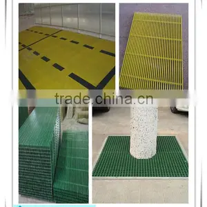 FRP Fiberglass Grating Gutter Cover Plate thumbnail-4