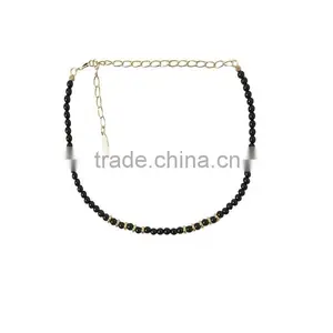 DC03-18 2016 Hot Fashion Rope Necklace Natural Stone Bead Necklace thumbnail-3