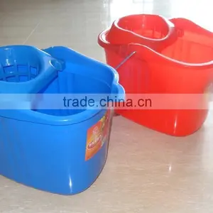 Cheap Price Plastic Cleaning Mop Bucket With Wringer and Wheels thumbnail-1