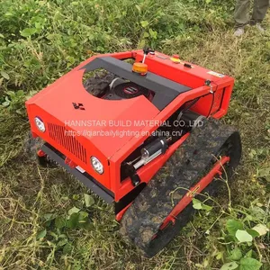 Crawler Lawn Mower With Remote Control Gasoline Engine Lawn Mower Grass Cutter Machine thumbnail-4