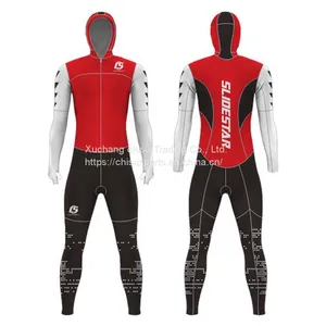 Custom Ski Racing Ice Speed Skating Suit Jumping Skating Snow Racing Suits Sublimation Inline Skin Speed Skating Suit for Men thumbnail-1