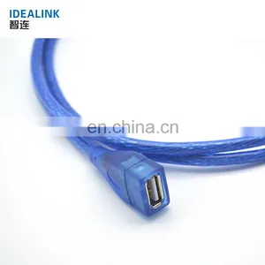 Wholesale China PVC Jacket 26awg Cable Usb , 1.5m Blue Usb Extension Cable thumbnail-5