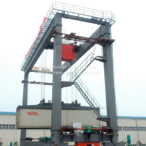 Port Rubber Tyre Container Gantry Crane for 20ft 40ft Container Lift thumbnail-1