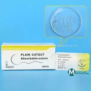 Surgical Suture Plain Catgut Absorbable Suture thumbnail-1