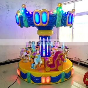 Mini Carousel Horse Amusement Park Games for Sale thumbnail-3