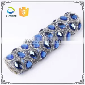 Shinning Hot Fix Big Glass Stone Roll Crystal Rhinestone Mesh Quality Choice thumbnail-2
